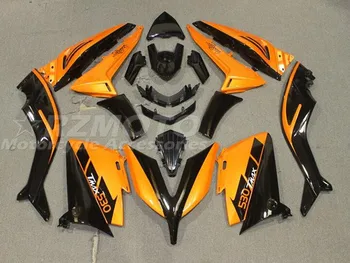 Vstrekovacie Formy Nový ABS Celé Horské Kit vhodný pre YAMAHA Tmax 530 2015 2016 15 16 Karosériou Nastaviť Vlastné Orange
