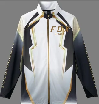 Nové X-GODC FOX Rybárske Oblečenie Vonku Športové Dlhý Rukáv Rybárske Oblečenie Rýchle Suché Anti-UV Priedušné Rybárske Oblečenie