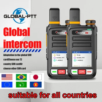 Wurui N9 global-ptt POC walkie talkie internet 4G obojsmerná rádiová commutator dlhé vzdialenosti GSM telefóny telekomunikácií dosiahnuť 1000km