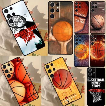 Basketbal Zadný obal Pre Samsung Galaxy S23 S21 Ultra S20 FE S9 S10 S22 Plus Poznámka 10 Plus S22 Ultra Coque