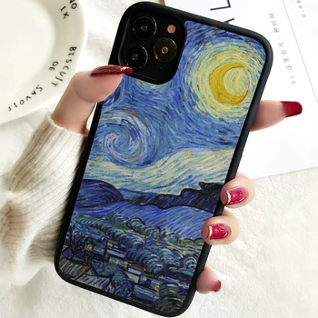 5 5S SE 2020 Telefón Kryt puzdro pre iPhone 6 6 7 8 PLUS X XS XR 11 12 13 MINI 14 PRO MAX Guma Silikónová ganSek Vincent Van Gogh