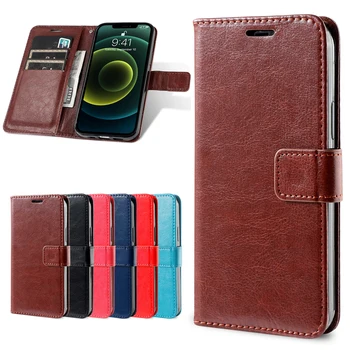 prípad pre Vivo Y50 držiteľa karty kryt prípade Pu kože Flip Cover Retro peňaženky telefón taška vybavené prípade podnikania