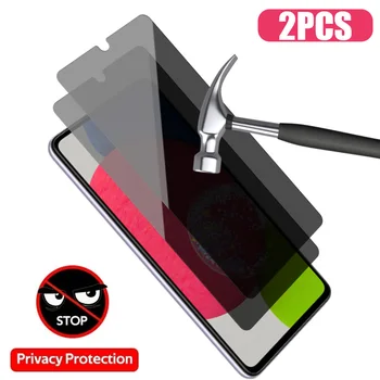 2 KS Privacy Screen Protector Samsung A53 A23 A33 A73 A52S A22 5G Anti-Spy Sklo Na Samsung A13 A72 A51 A52 A12 A71 S21 FE
