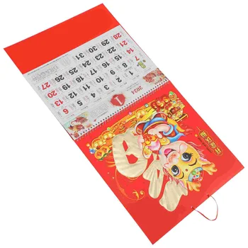 Adventný Kalendár 2024 Stenu Plánovač Dragon Rok Zahustiť Mnohoročnú Tradíciu Čínsky Zavesenie