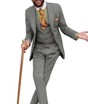 Zákazku taliansky Mens Slim Fit 3 Ks Vyhovuje Business Nevesty Svadobné Tuxedos Sako na Svadbu, Ples Večer(Sako+Vesta+Nohavice)