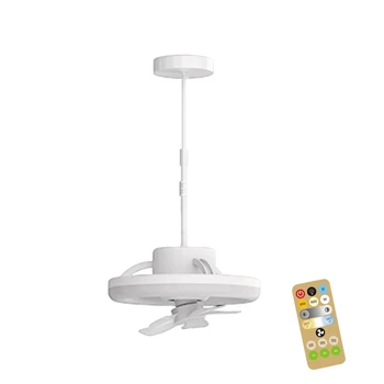 48W Stropný Ventilátor, S Osvetlením Žiarovka E27 Základne S Diaľkovým ovládaním Pre Spálne, Obývacej Domova Tichý