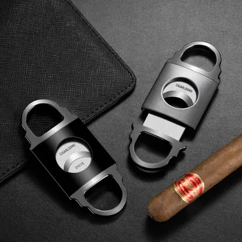 Tabak Cigar Fréza Luxusné Gilotína Nôž Cigaru Rez Ostré Nožnice Nôž Príslušenstvo Darčekovej Krabičke