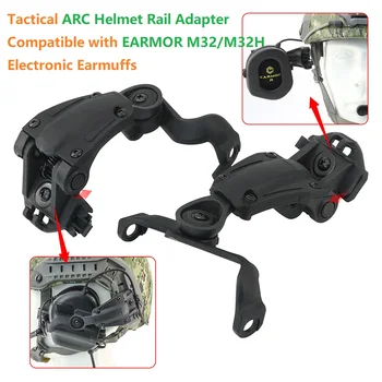 Taktické Headset ARC Prilba Železničnej Adaptér Kompatibilný s EARMOR M32-MOD3/ M32H-MOD3 Elektronické chrániče sluchu Streľba Airsoftové Headset