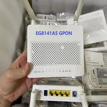 100% NOVÝ, Originálny EG8141A5 Gpon XPON onú exkluzivitu FTTH Modem Router Holé Kovové + Adaptér 1GE + 3FE + Wifi +1tel S angličtinou Softvér