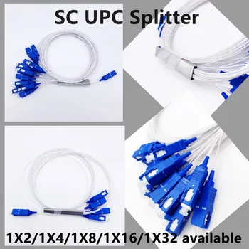 5 ks 10pcs Opitc Vlákniny Splitter 1x2 1×4 1×8 1×16 1×32 Optické Vlákna Konektor Trubice Splitter SC APC Konektor Splitter Konektor