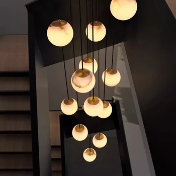 Moderné domova led svetlá prívesok svetlo lampy forstaircase Lustre pre obývacia izba závesné svetlo vnútorné osvetlenie