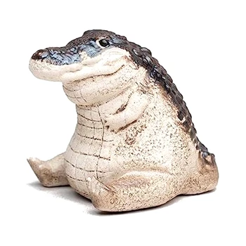 1 Kus Alligator Dieťa Socha Ozdoba Záhrady, Zvieratá, Figúrka, Ako Je Uvedené Zvierat Socha Pre Roztomilý Mini Krytý Domáce Dekorácie