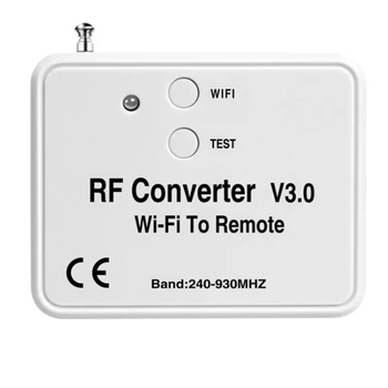 Wifi Diaľkové Ovládanie Converter Rf Rádio Frekvencia Wifi Diaľkové Ovládanie 240-930Mhz pre Smart Home Garážové brány