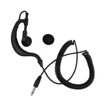 Len Ucho Slúchadlo (3,5 mm) Konektor - G-Tvar Surveillances Headset pre Vysielačky Reproduktor, Mikrofón,Rameno Mikrofónu 69HA