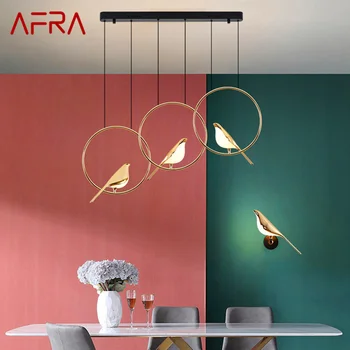 AFRA Nordic Prívesok Lampa Postmoderných Vintage LED Vták Svetlo Kreatívny Dizajn Interiéru Pre Domáce Štúdium Jedáleň, Spálňa