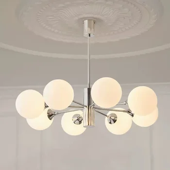 LED Moderný Prívesok Svetlo Škandinávske Sklo Multi lustre Pre Obývacia Izba Jedáleň Hotel Spálňa Domova Osvetlenie