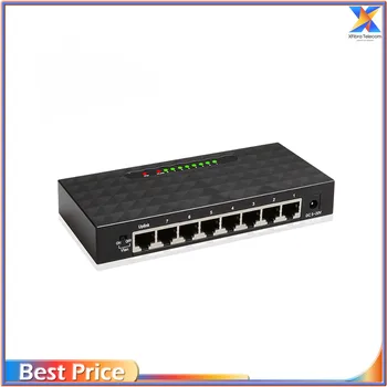 Vysoký Výkon Ethernet Smart Switch 8 Ports 10/ 100 /1000 Mb / S Gigabit Ethernet Sieť Lan Prepínač Hub