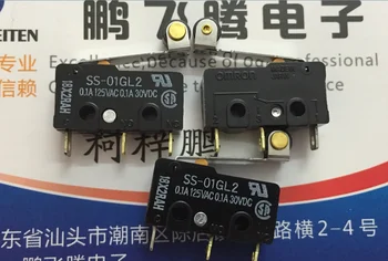 1PCS Dovezené Japonský SS-01GL2 micro switch s valca zdvih limitný spínač s otočným rod 0.1 A